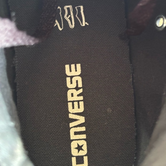 Converse Black and Tan High-Top Sneakers - Picture 9 of 9